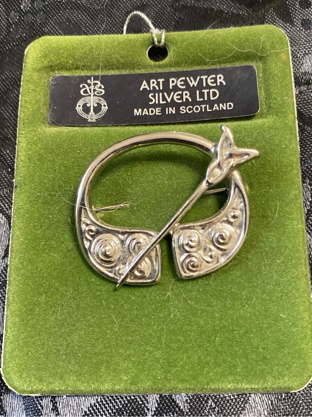 Celtic Silver Penannular Brooch